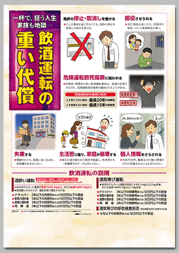 飲酒運転の重い代償