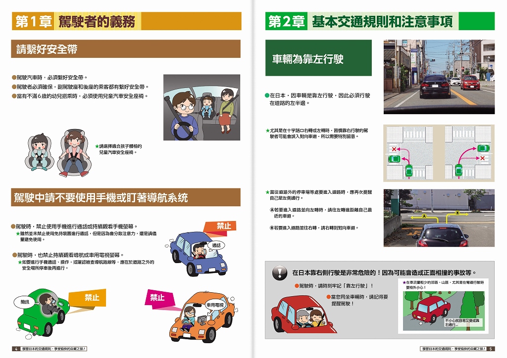 〈訪日外国人向け〉
日本の交通ルールを学んで、快適なドライブを！ 【中国語(繁体字)版】