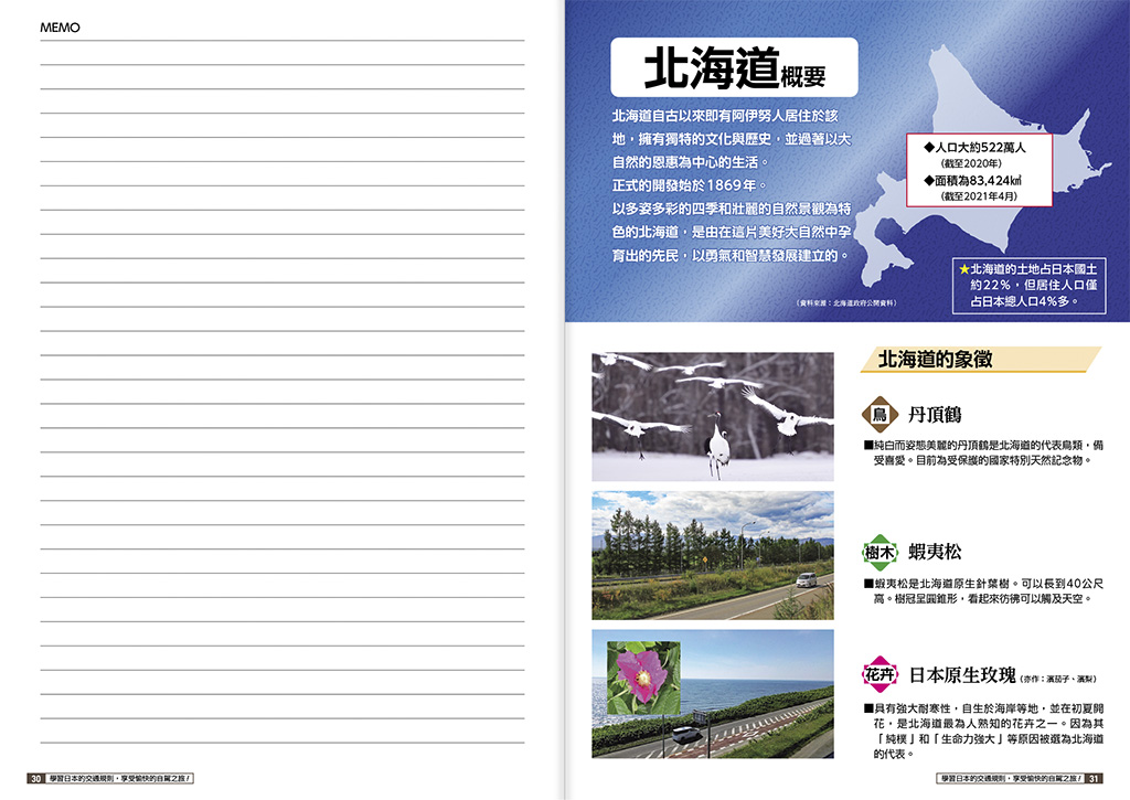〈訪日外国人向け〉
日本の交通ルールを学んで、快適なドライブを！〔北海道編〕
【中国語（繁体字）版】